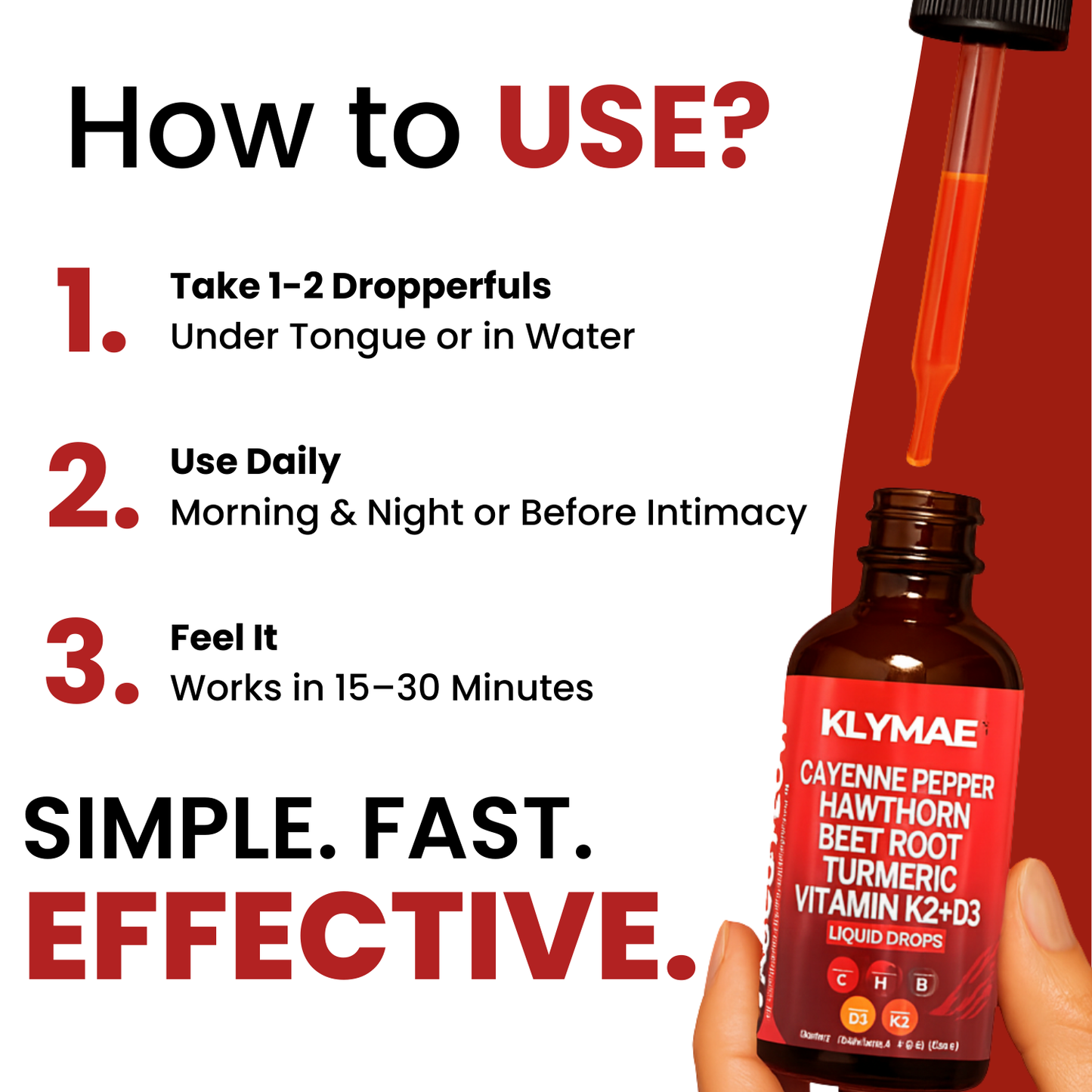 KLYMAE™ Cayenne Drops TEST FOR BETTER OFFER